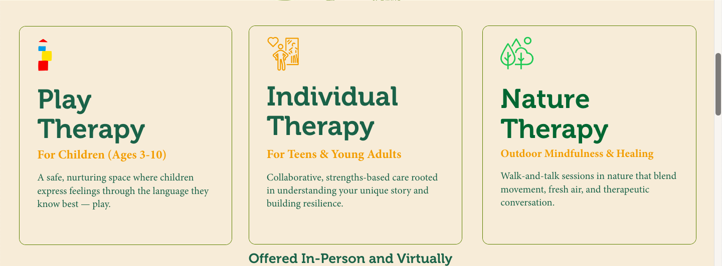 River Forest Psych services section