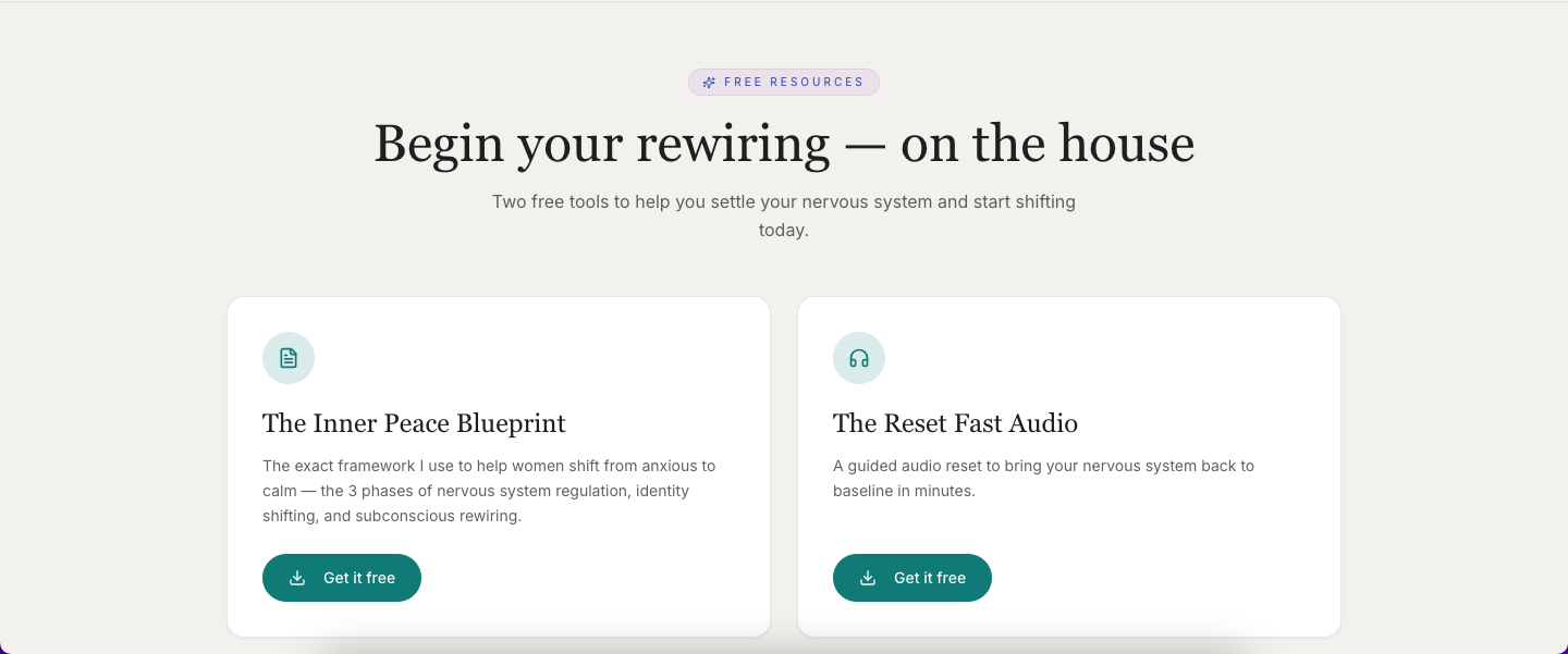 All Things Well-Being services section